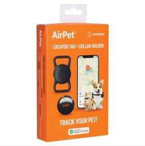 NEW AirPet Locator Tag + Collar Holder Tracking Device Apple Find My Dog Pet